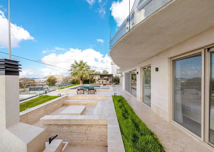 וילה Private Luxury In With Pool, Sauna & Stunning Sea View *